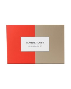 WANDERLUST Подарочный набор Saffiano Bright Red + Champagne Gold. Комплект: обложки на паспорт Лэтуаль