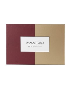 WANDERLUST Подарочный набор Saffiano Rose Wine + Champagne Gold. Комплект: обложки на паспорт Лэтуаль