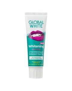 Зубная паста "Энзимное отбеливание" Whitening Enzyme Global white