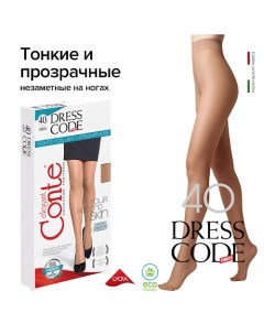 Колготки женские DRESS CODE 40 den р.2, bronz Conte elegant