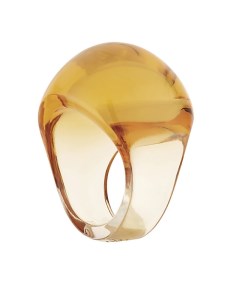 LALIQUE Кольцо-Кабошон Ambre (желтый) 54 Lalique crystal