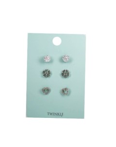 Серьги набор из 3 пар Chamomile Twinkle