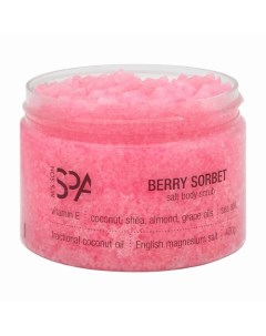 Антицеллюлитный скраб для тела с Английской солью BERRY SORBET 400 0 M's'son spa