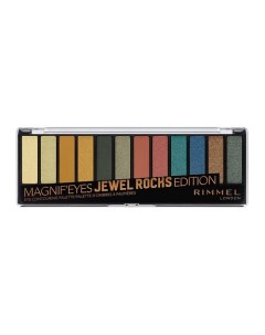 Палетка из 12 оттенков для век Magnifeyes Palette Rimmel