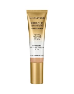 Тональная основа Miracle Touch Second Skin Max factor