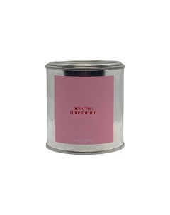 Свеча ароматическая с ароматом мимозы и кедра Time for me 250 Demetra candles