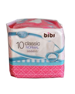 Прокладки для критических дней Classic Normal Dry 10.0 Bibi