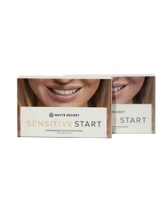 Полоски для домашнего отбеливания зубов "Sensitive Start" 1.0 White secret