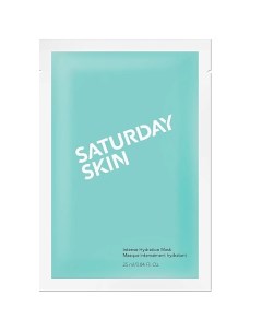 Охлаждающая биоцеллюлозная маска intense для интенсивного увлажнения 25.0 Saturday skin