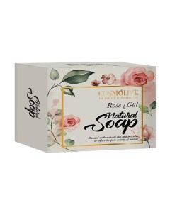 Мыло натуральное розовое rose natural soap 125.0 Cosmolive