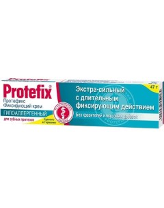 Протефикс крем фиксирующий д/зубных протезов экстра-сильный мята 40мл Аптека