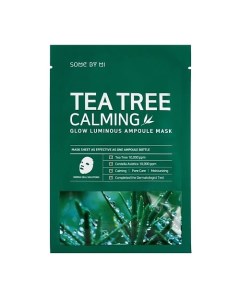 Маска для лица ампульная тканевая с экстрактом чайного дерева Tea Tree Calming Some by mi