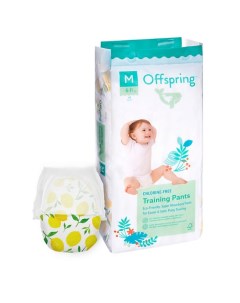 Трусики-подгузники, M 6-11 кг Лимоны 42.0 Offspring