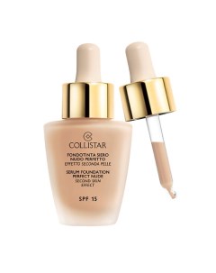 Тональная основа сыворотка идеальный нюд SPF 15 Perfect Nude Serum Foundation Collistar