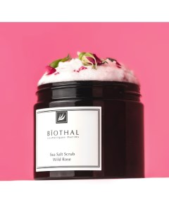 Скраб соляной для тела Дикая роза Sea Salt Scrub Wild Rose 380 0 Biothal