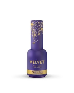 Матовый каучуковый топ гель для ногтей VELVET 18 0 Nail club