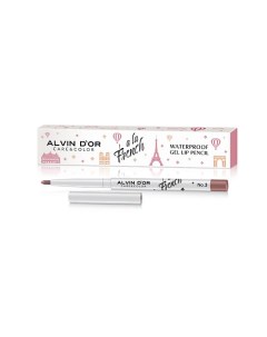 Водостойкий гелевый карандаш для губ WATERPROOF GEL LIP PENCIL A LA FRENCH Alvin d'or