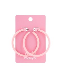 Серьги BIG PINK RINGS sugargem Soda