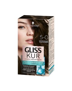 Стойкая краска для волос Уход&Увлажнение Care&Moisture Gliss kur