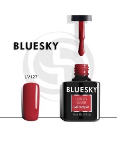 Гель лак Luxury Silver Красная помада Bluesky