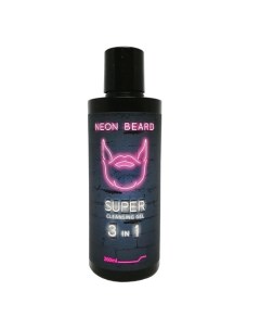 Очищающий гель для лица и бороды VIOLET NEON Карибский ром 200 0 Neon beard