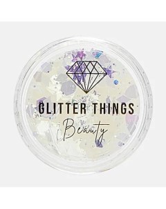 Глиттер Гель Блёстки для глаз лица и тела Кассиопея Glitter things