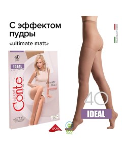 Колготки женские IDEAL 40 den р.2, bronz Conte elegant