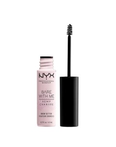 Фиксирующий гель-уход для бровей с маслом семян конопли BARE WITH ME BROW SETTER Nyx professional makeup