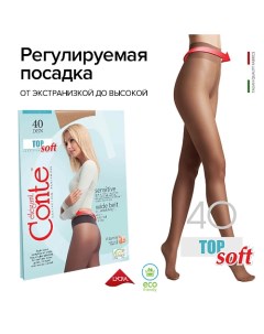 Колготки женские TOP SOFT 40 den р.2, bronz Conte elegant