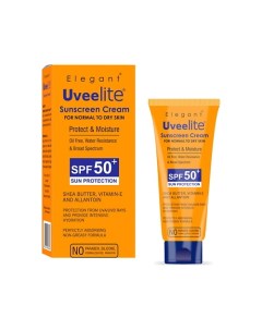 Солнцезащитный крем SPF 50+ для нормальной и сухой кожи Uveelite 60.0 Elegant cosmed