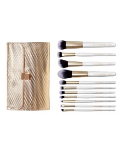 Набор из 11 кистей для макияжа с чехлом для хранения 11 MAKEUP GEEK BRUSH KIT Oh my brush