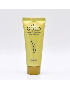 Пенка для умывания Хи Юль с 24-каратнымзолотом HEEYUL 24K GOLD FOAM CLEANSING 100.0 Lebelage