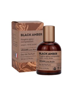 Парфюмерная вода унисекс BLACK AMBER амбра перец нероли 50.0 Vegan.love.studio