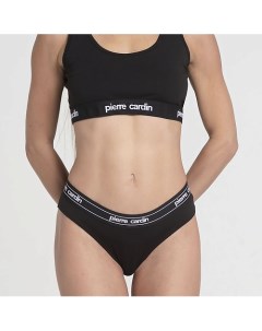 Трусы женские casual sport string черный Pierre cardin