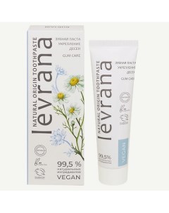 Зубная паста укрепление десен Natural Origin Toothpaste Levrana