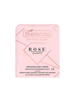 Увлажняющий крем CRYSTAL GLOW ROSE QUARTZ 50.0 Bielenda