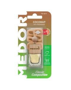 Ароматизатор для автомобиля и гардероба COCONUT 6.0 Medori