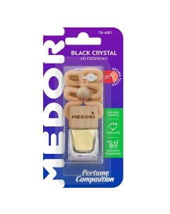 Ароматизатор для автомобиля и гардероба BLACK CRYSTAL 6.0 Medori