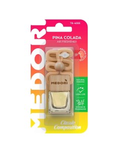 Ароматизатор для автомобиля и гардероба PINA COLADA 6.0 Medori