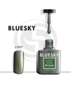 Гель лак Luxury Silver Шелковый платок Bluesky