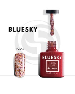 Гель лак Luxury Silver Новогодний маскарад Bluesky