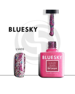 Гель лак Luxury Silver Новогодний маскарад Bluesky