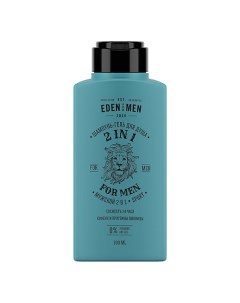 FOR MEN Шампунь-гель мужской 2 в 1 для волос и тела с протеинами пшеницы 100.0 Eden