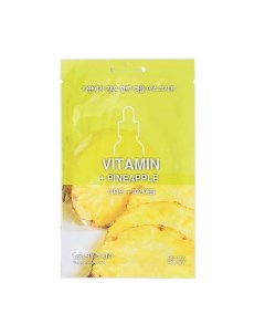 Тканевая маска для лица Ampoule Essence Mask Sheet Vitamin + Pineapple Holika holika