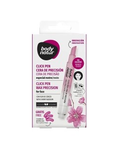 Воск с аппликатором для лица с экстрактом цветка черешни Click Pen Wax Precision Face Body natur