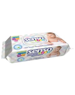 Детские влажные салфетки 120 0 Senso baby