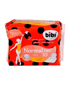 Прокладки для критических дней Normal Dry 10.0 Bibi