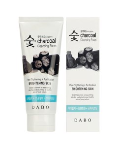 Пенка для умывания очищающая с древесным углем для сияния кожи Charcoal Cleansing Foam Brightening S Dabo