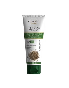 Маска из глины с маслом семян конопли Hemp Seed Oil Clay Mask Dermokil