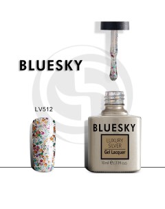 Гель-лак Luxury Silver Новогодний маскарад Bluesky